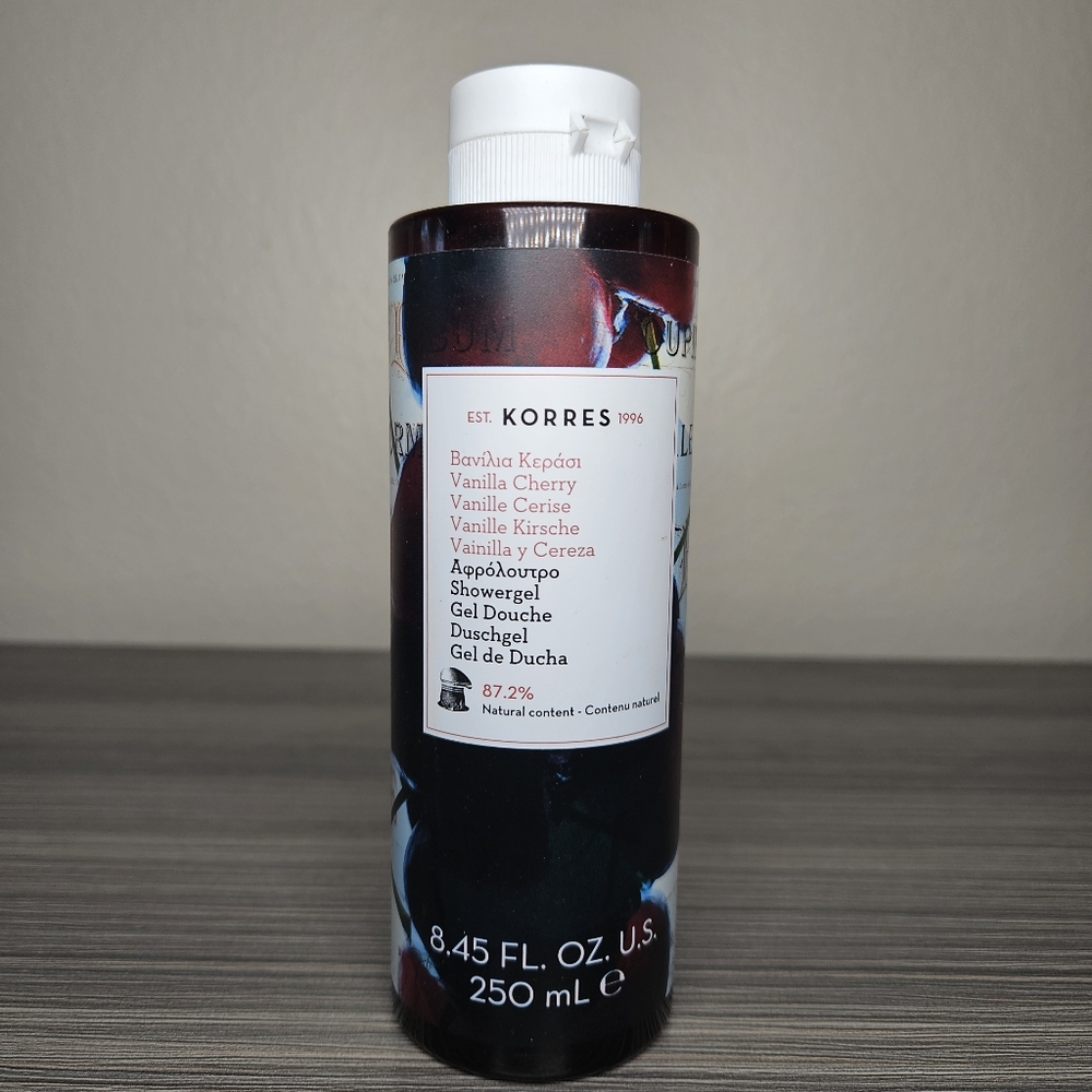 Korres Vanilla Cherry Showergel 8.45oz 200ml